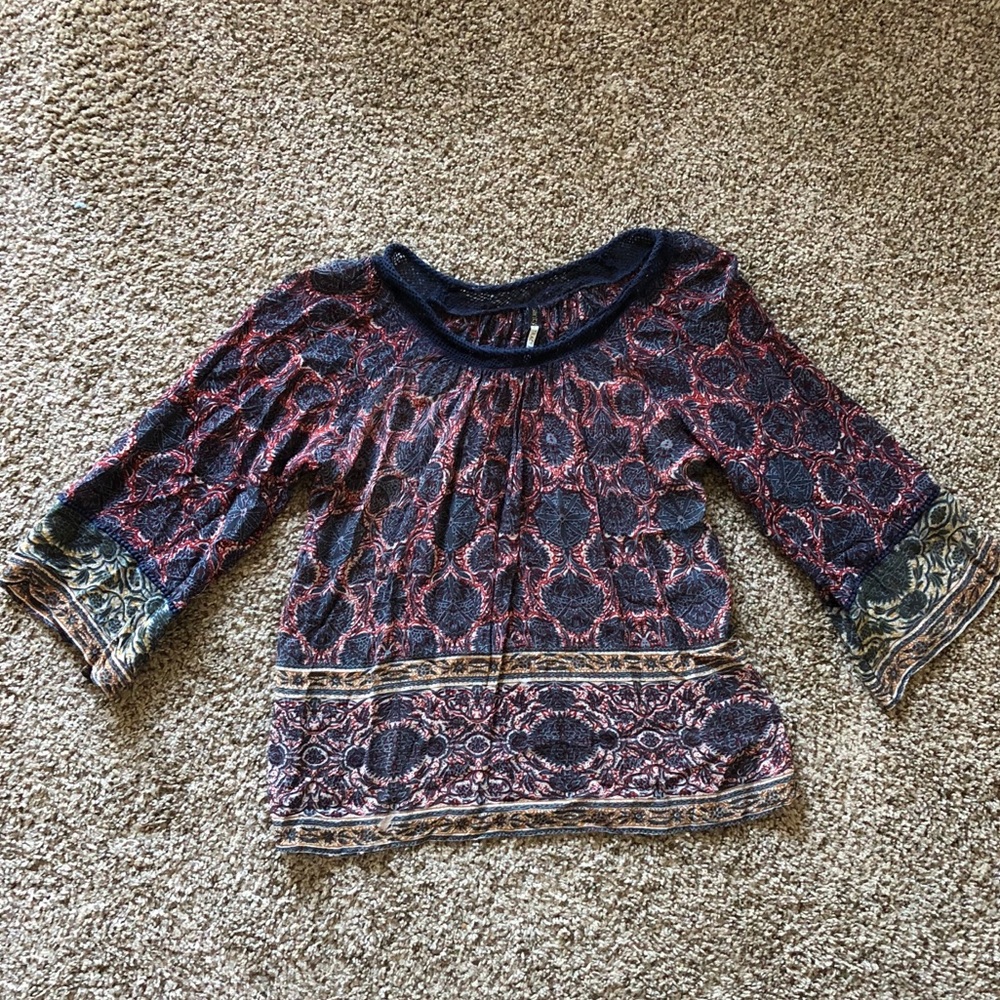 Plenty by Tracy Reese Boho shirt XS